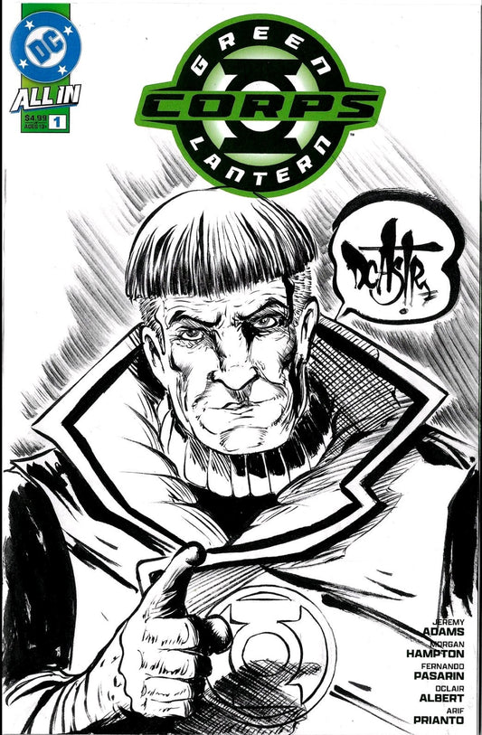 Green Lantern Corps #1 (2025) DC Comic Sketch Cover Var W Original DCastr Art