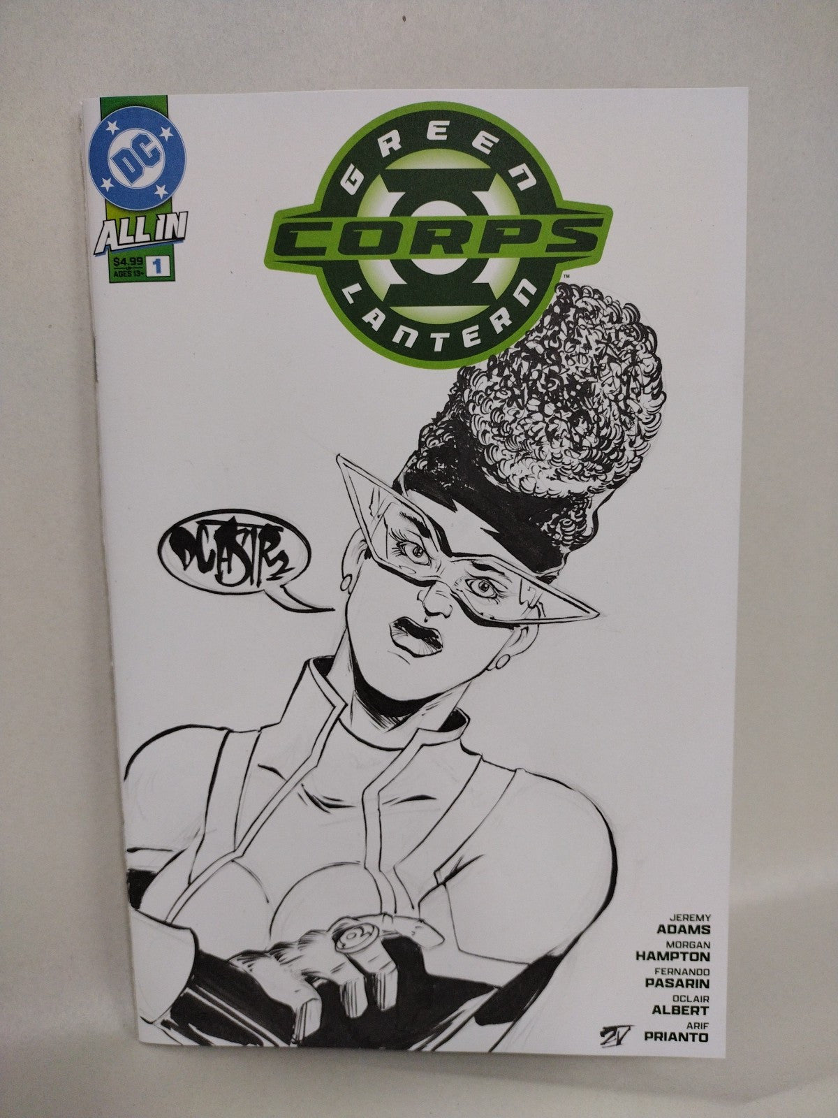 Green Lantern Corps #1 (2025) DC Comic Sketch Cover Var W Original DCastr Art