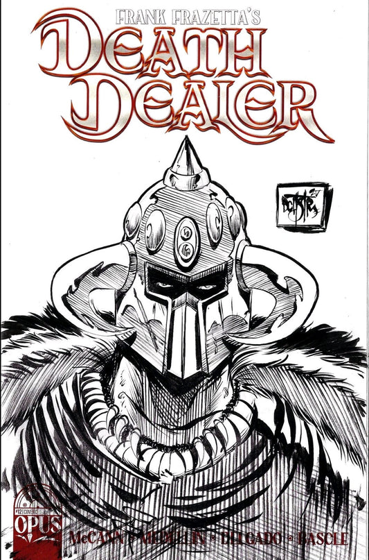 Death Dealer 12 (2023) Opus Comic Sketch Cover Variant W Original Dave Castr Art
