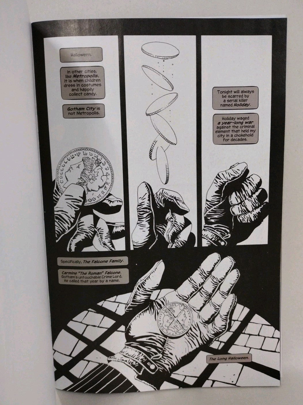 Batman Long Halloween Noir Ed #1 (2025) Sketch Var Comic W Original DCastr Art