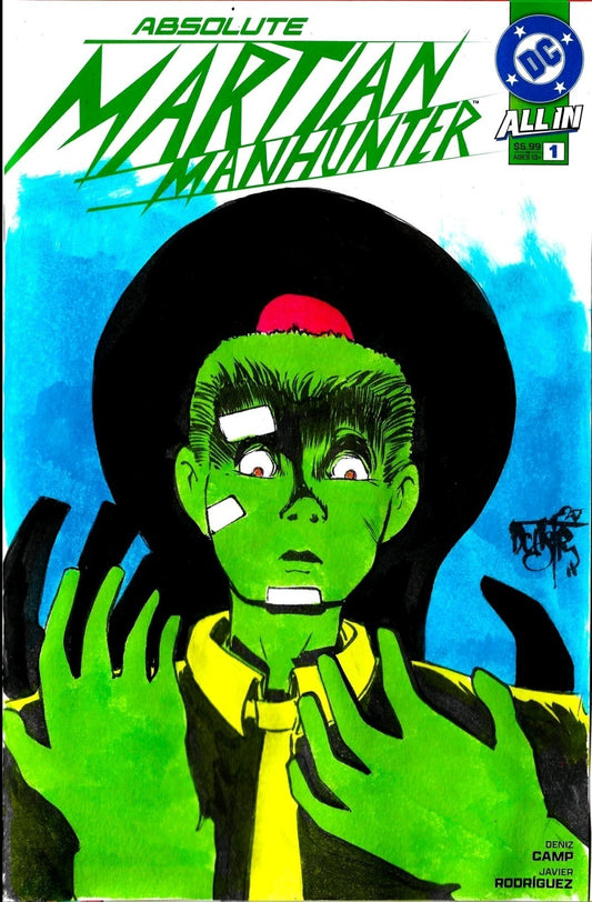 Absolute Martian Manhunter #1 (2025) DC Sketch Variant Cvr W Original DCastr Art