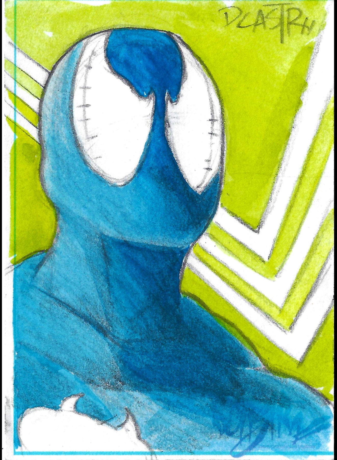 Original Black Suit Spider-Man Sketch Card
